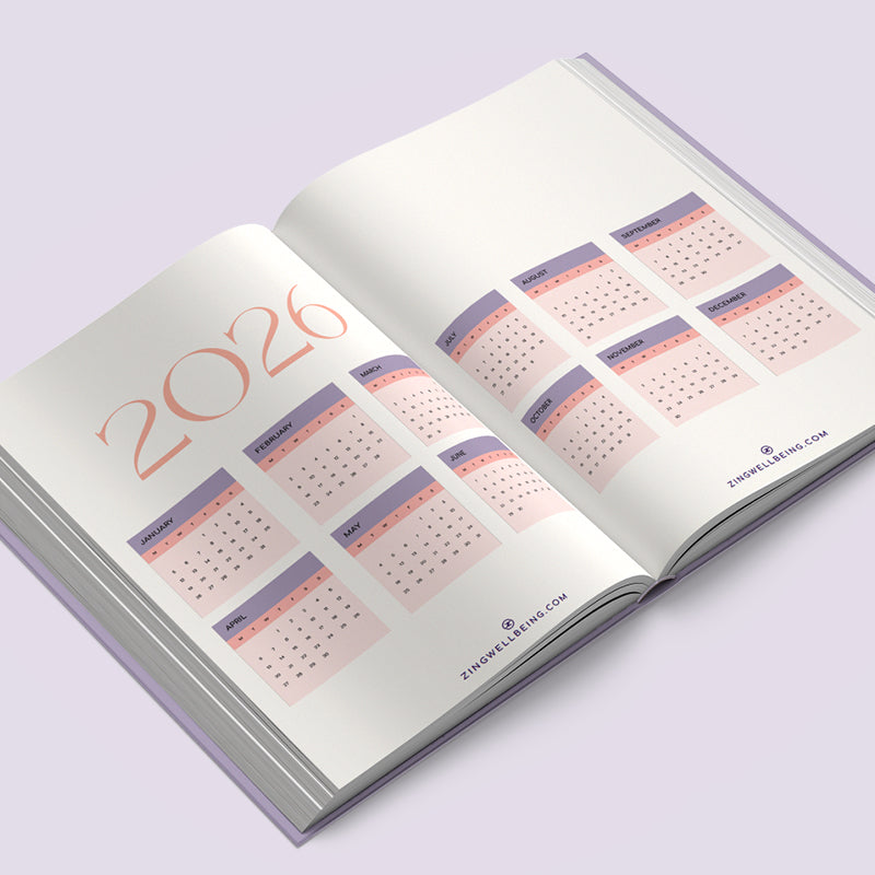 NEW PRE-ORDER: Zing Wellbeing Diary & Planner 2026 Green Limited Edition