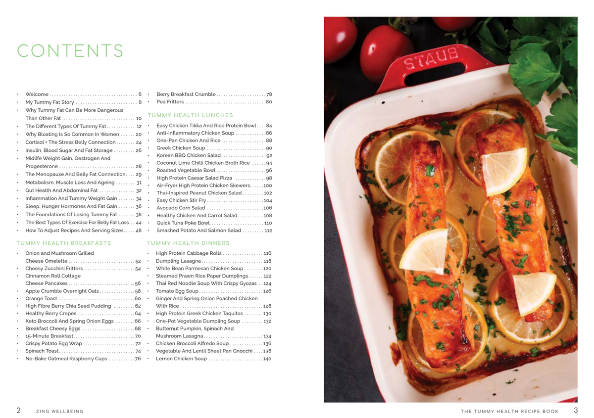 NEW Tummy Health Recipe Book