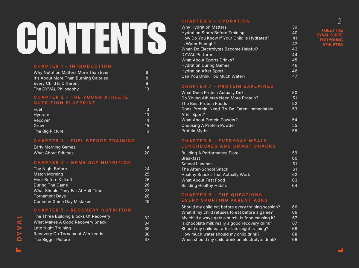 DYVAL Fuel Nutrition & Recipe eBook