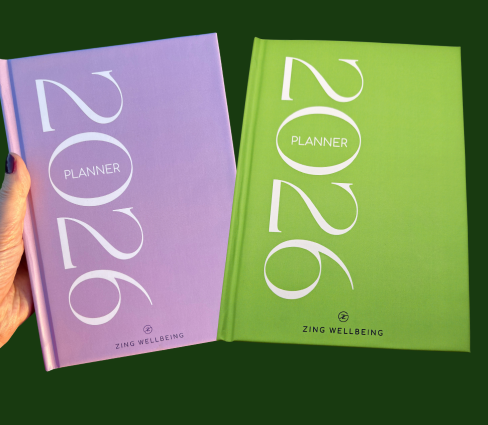 NEW PRE-ORDER: Zing Wellbeing Diary & Planner 2026 Green Limited Edition