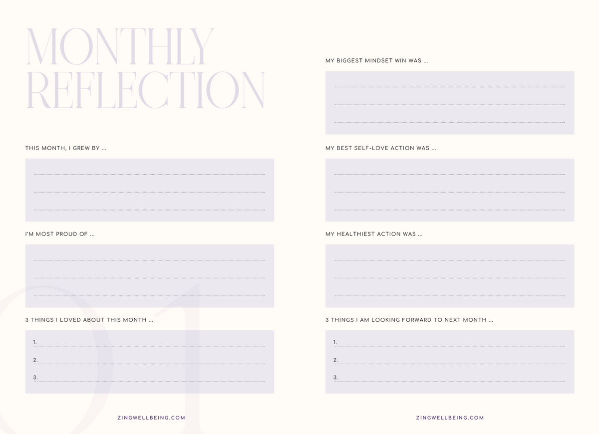 NEW & Pre Order Zing Wellbeing Diary & Planner 2027