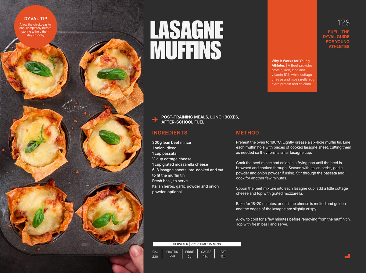 DYVAL Fuel Nutrition & Recipe eBook