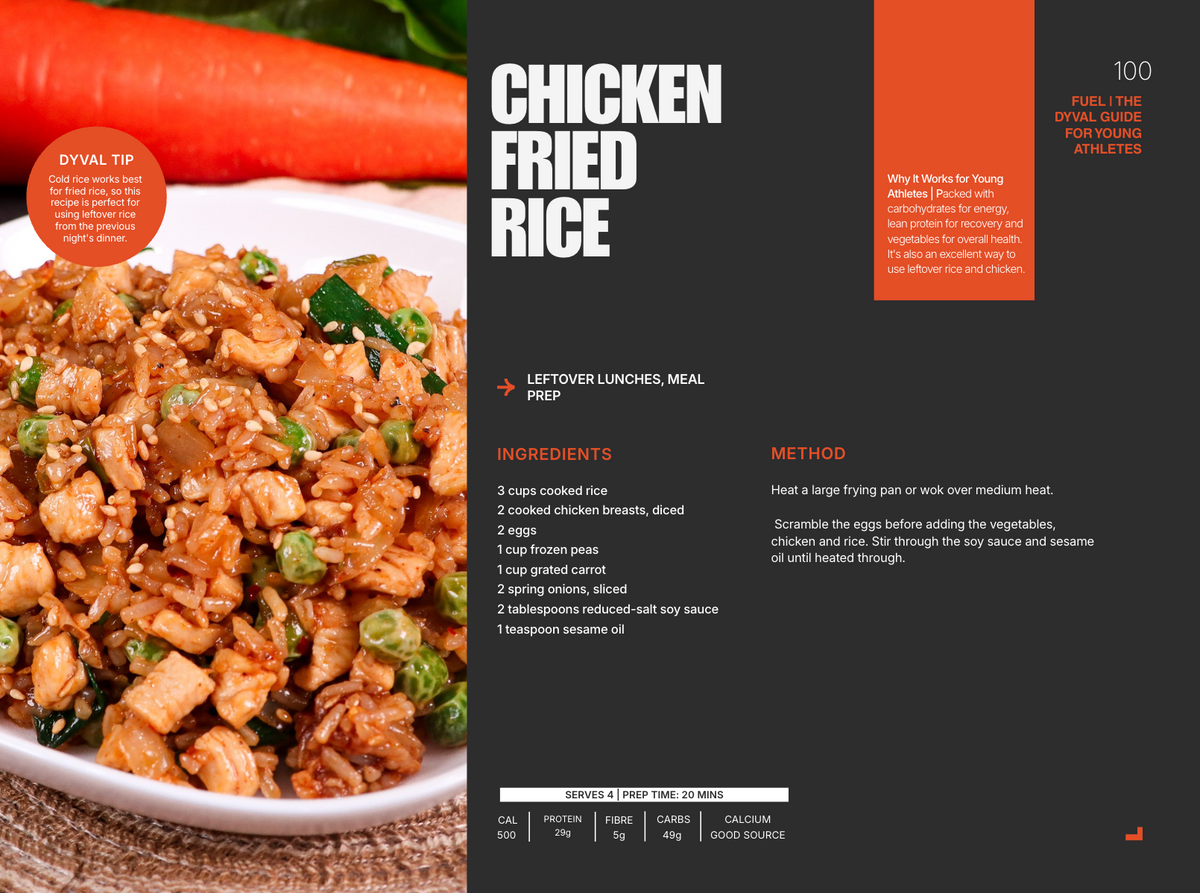 DYVAL Fuel Nutrition & Recipe eBook