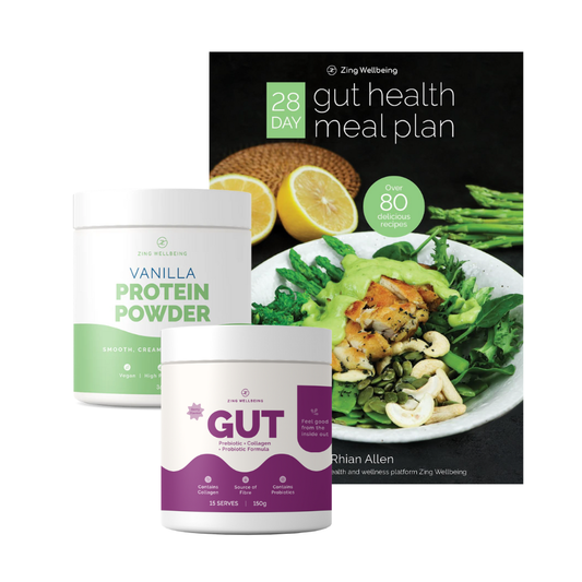 Zing Wellbeing Gut Reset and Nourish Pack
