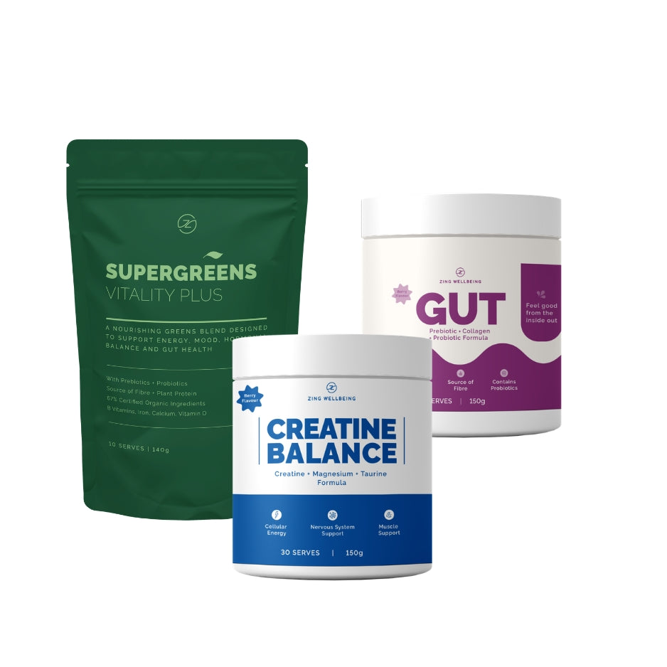 Gut, Mind, Balance & Glow Essentials Pack