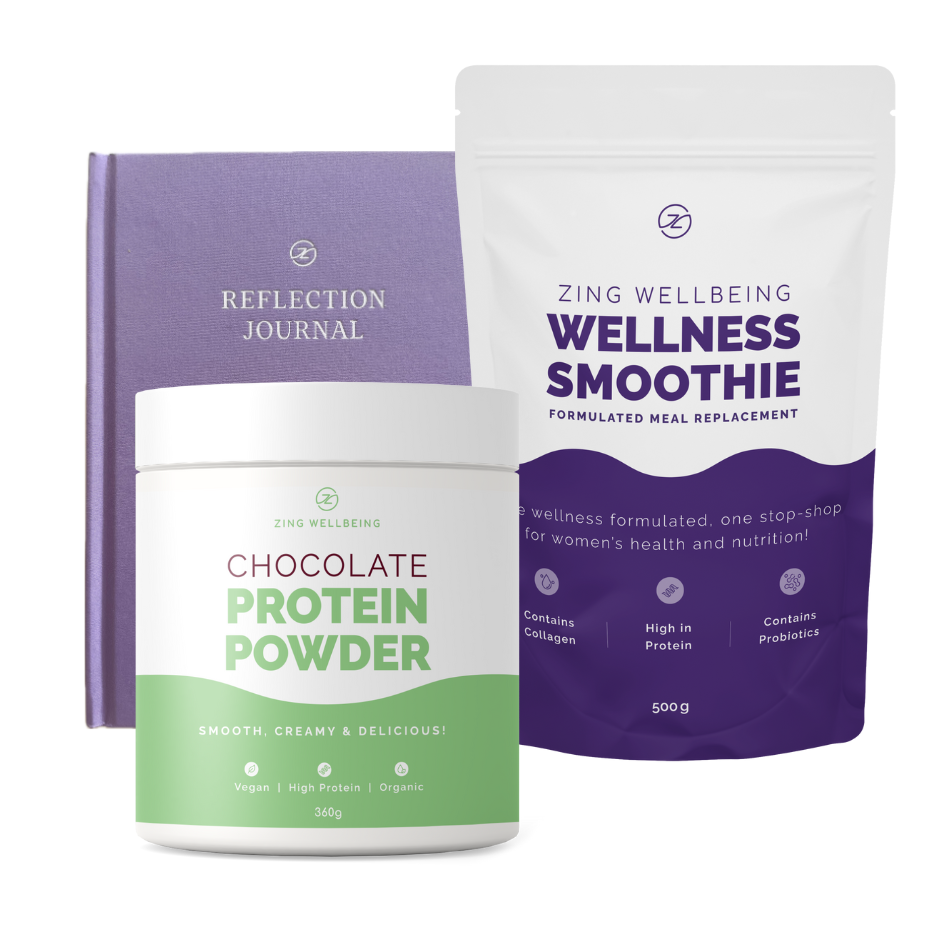 Zing Wellbeing Wellness Chocolate Bundle inc Limited Edition Reflection Journal