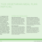 14 Day Vegetarian Meal Plan