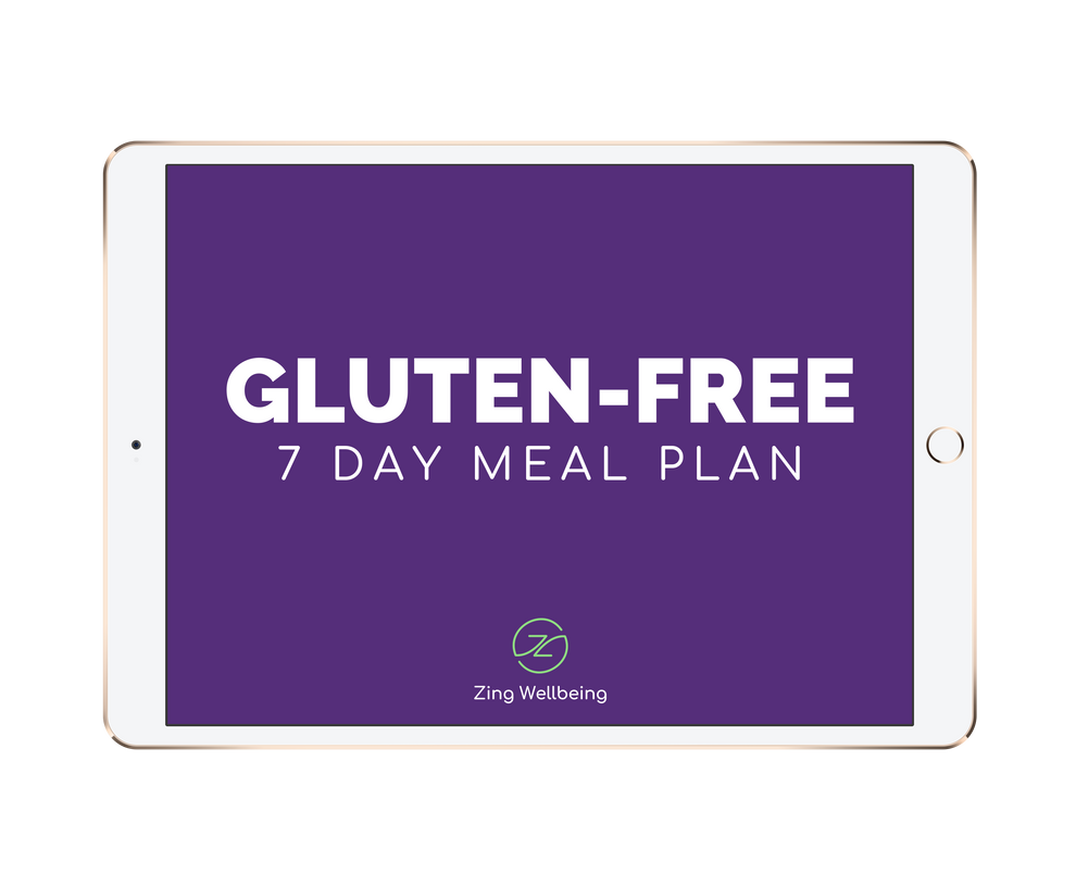 7 Day Gluten Free Meal Plan Zing Wellbeing