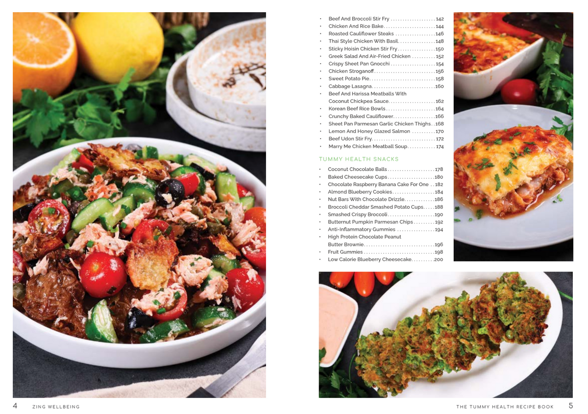 NEW Tummy Health Recipe Book
