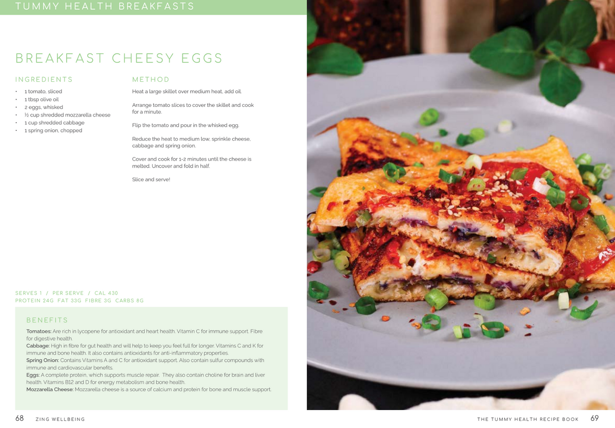 NEW Tummy Health Recipe Book