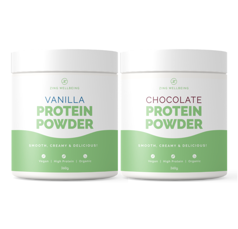 Zing Wellbeing Protein Powder - Double Pack Vanilla & Chocolate